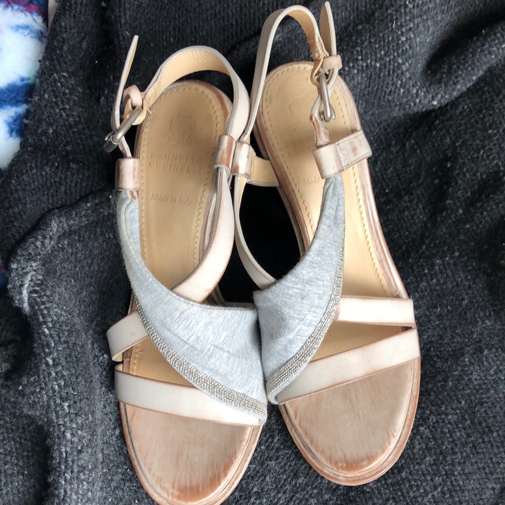 Brunello Cuccinelli shoes brand new never worn beautiful for summer size 7